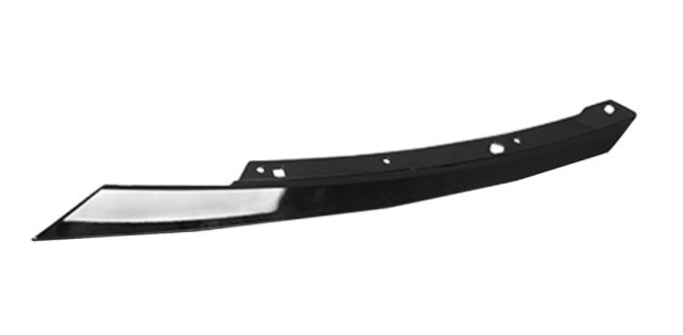 HONDA CIVIC 2016-2021 — GRILLE MOLDING LH; PAINTED/BLACK; FITS ALL USA BUILT 19-20 & 17-18 SI; SEDAN 17-21/COUPE 17-20