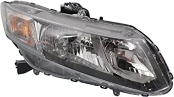 HONDA CIVIC 2012-2015 — HEAD LAMP HALOGEN RH; FOR SEDAN / HYBRID 2013-2015 AND COUPE 2013