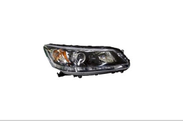 HONDA ACCORD 2013-2017 — HALOGEN HEADLIGHT RH; W/ LED DRL; FITS 3.5 EX-L SEDAN 2013-2015