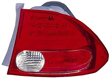 HONDA CIVIC 2006-2011 — OUTER TAIL LIGHT RH; FOR HYBRID/SEDAN 2006-2008 CAPA