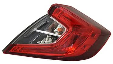 HONDA CIVIC 2016-2021 — OUTER TAIL LAMP RH; SEDAN 2016-2021