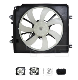 HONDA CRV 2017-2022 — A/C CND FAN ASSMY; 1.5L 2017-2022; 2.4L 2017-2019
