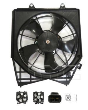 HONDA ACCORD 2018-2022 — A/C CND FAN ASSBY; RIGHT SIDE; ACCORD 1.5L/2.0L TURBOCHARGED 18-22; TLX 2.0L 21-23 (OE 38611-5PF-N11)