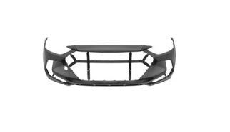 HYUNDAI ELANTRA 2017-2018 — FRONT BUMPER PRIMED; KOREAN BUILT; TOW COVER INCLUDED; EXC SPORT; SEDAN 2017-2018