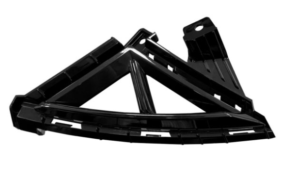 HYUNDAI ELANTRA 2021-2023 — FRONT BUMPER GRILLE RH; USA BUILT; W/O N-LINE; PAINTED BLACK; SEDAN 2021-2023