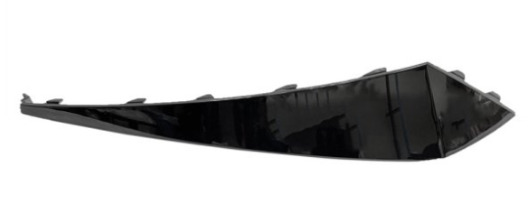 HYUNDAI ELANTRA 2021-2023 — FRONT LOWER BUMPER MOLDING LH; KOREA BUILT; SMOKED CHROME; SEDAN 2021-2023