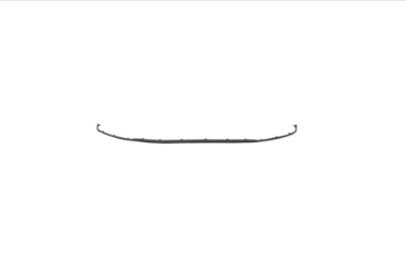 HYUNDAI TUCSON 2022-2024 — FRONT LOWER BUMPER DEFLECTOR; TXD BLACK; FOR N-LINE; 2022-2024
