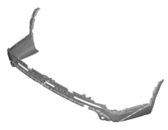 HYUNDAI PALISADE 2020-2025 — REAR UPPER BUMPER PRIMED; FOR CALLIGRAPHY/ULTIMATE; 2023-2025