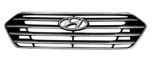 HYUNDAI SANTA FE 2013-2018 — GRILLE; CHROME/BLACK; EXCEPT SPORT; SANTA_FE/XL_(CANADA) 2013-2016
