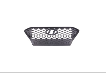 HYUNDAI KONA 2018-2023 — FRONT GRILLE; MATTE BLACK; 2018-2021