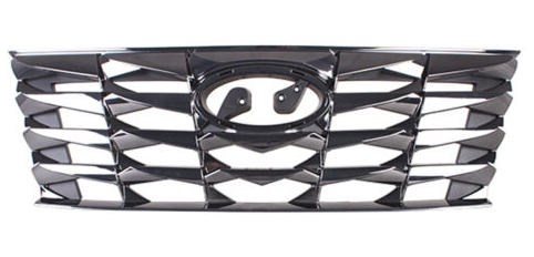 HYUNDAI TUCSON 2022-2024 — FRONT GRILLE; W/O CAMERA; SMOKED/CHROME; EXC N-LINE; 2022-2024 (86350N9100)