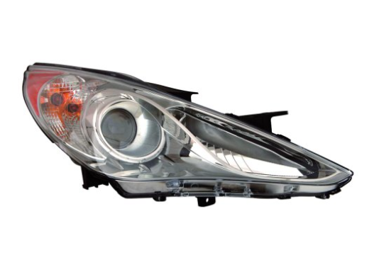 HYUNDAI SONATA 2011-2014 — HEAD LIGHT RH; FOR SE/LIMITED; CHROME BEZEL; SONATA 2011-2014( EXCEPT HYB) CAPA