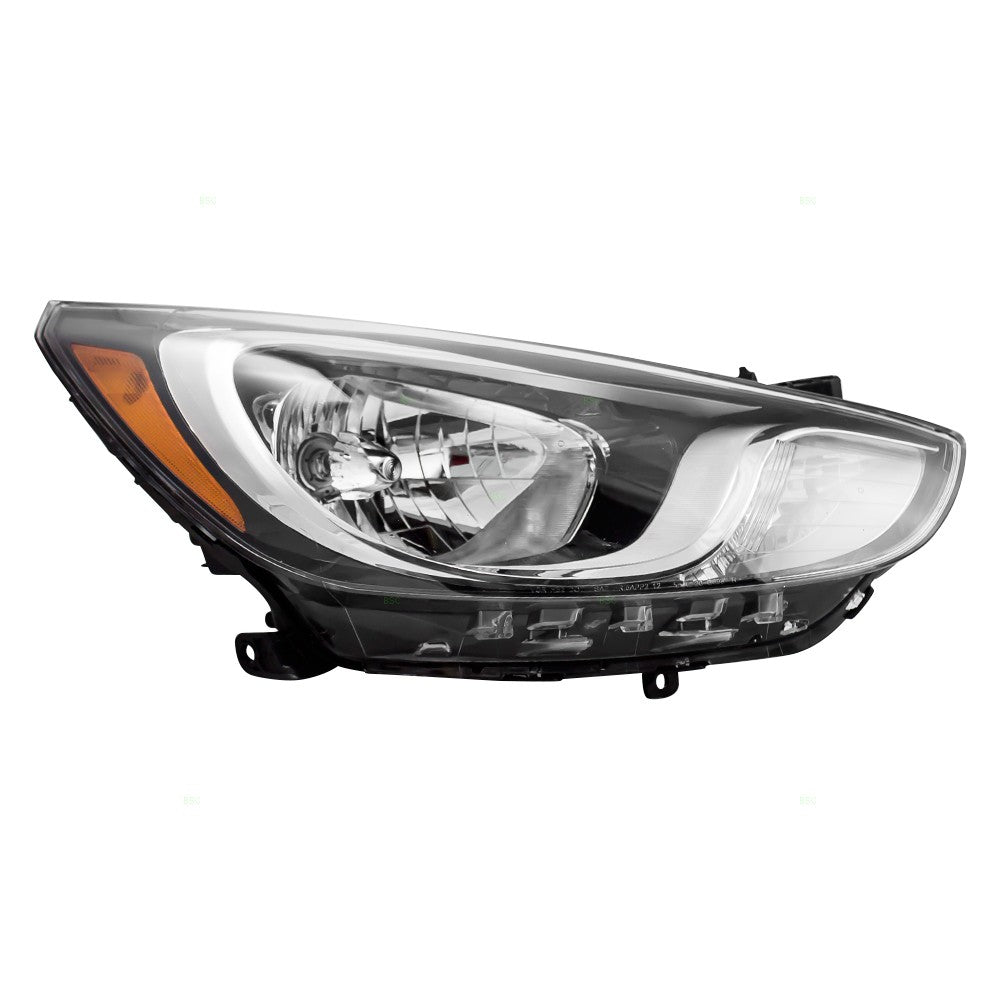 HYUNDAI ACCENT 2012-2017 — HEAD LAMP RH; SEDAN AND HATCHBACK MODELS ; ACCENT 2012-2014 CAPA