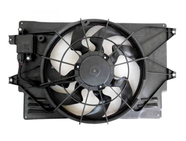 HYUNDAI ELANTRA 2017-2018 — FAN ASS'Y; 1.4L/1.6L TURBO; SINGLE; SEDAN 2017-2020