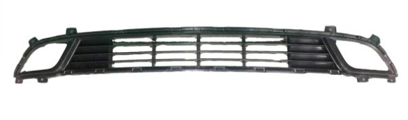 KIA FORTE 2017-2018 — FRONT BUMPER GRILLE; MATTE BLACK; FOR SEDAN LX; FORTE 2017-2018
