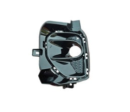 KIA SELTOS 2021-2024 — FRONT FOG LIGHT BEZEL RH; PAINTED-BLACK; FOR ROUND HALOGEN LIGHTS; 2024-2025