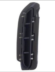 KIA SPORTAGE/HYBRID 2023-2025 — BUMPER AIR DUCT RH; TEXTURED BLACK; FOR X-LINE/X-PRO; 2023-2025