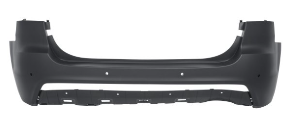 KIA SORENTO 2011-2015 — REAR BUMPER PRIMED; W/ SENSOR; FOR SX; SORENTO 2011-2013