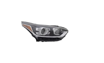 KIA FORTE 2019-2024 — HALOGEN HEADLIGHT RH; W/ LED DRL; FOR S/EX/GT-LINE; 2019-2021