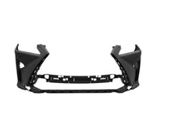 LEXUS RX350 2016-2022 — FRONT BUMPER PRIMED; W/ SENSORS; W/O WASHERS & F-SPORT; JAPAN BUILT; RX350/RX450H 16-19; RX350L/RX450HL 18-19