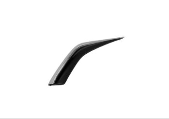 LEXUS ES350 2019-2025 — FRONT BUMPER MOLDING RH; BLACK/CHROME; 2-PIECE; ES350/ES300H 2019-2025 (W/O F-SPORT)
