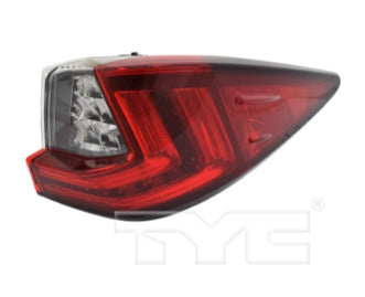 LEXUS RX350 2016-2022 — LED OUTER TAIL LIGHT RH; CAN-BUILT; RX350/RX450H 16-19; RX350L/RX450HL 18-19