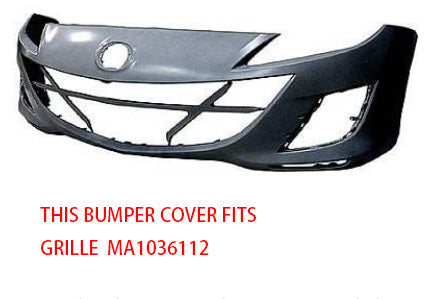 MAZDA MZ 3 2010-2013 — FRONT BUMPER COVER; FOR 2.0L 2010-2011; W/O FOG LIGHTS ; MORE DETAILS PLEASE CLICK THE IMAGE