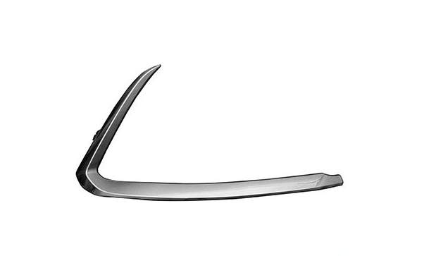 MAZDA CX 9 2016-2023 — FRONT BUMPER MOULDING RH; CHROME; 2016-2023