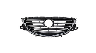 MAZDA CX 9 2016-2023 — GRILLE; W/ CHROME MOLDINGS; NON-ILLUMINATED TYPE; CHROME; 2016-2018