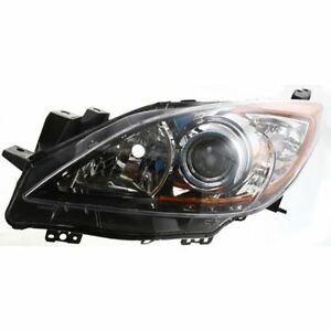 MAZDA MZ 3 2010-2013 — HALOGEN HEAD LIGHT LH; W/O SKY ACTIV PACKAGE; MAZDA 3/ SPORT 2010-2013