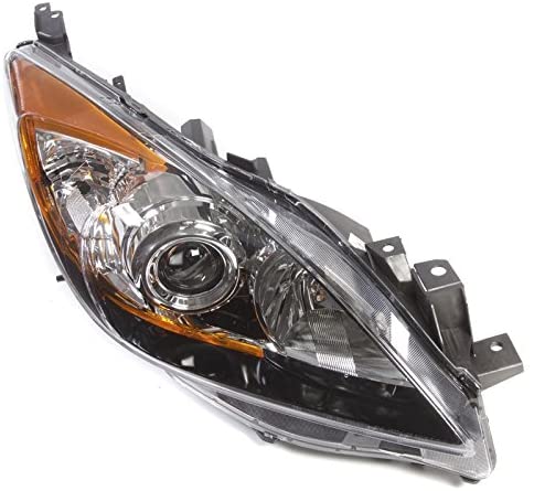 MAZDA MZ 3 2010-2013 — HALOGEN HEAD LIGHT RH; W/O SKY ACTIV PACKAGE; MAZDA 3/ SPORT 2010-2013