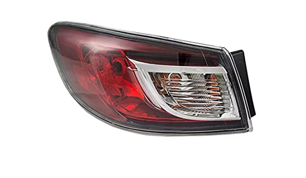 MAZDA MZ 3 2010-2013 — TAIL LAMP LH; STANDARD SEDAN 2010-2013 CAPA