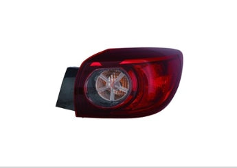 MAZDA MZ 3 2014-2016 — OUTER TAIL LIGHT RH; JAPAN BUILT; W/O LED; HBACK/SPORT 2014-2018