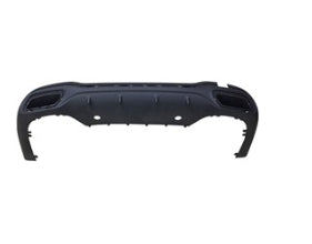 MERCEDES C-CLASS 2022-2025 — REAR LOWER BUMPER; TEXTURED BLACK; WITH AMG; SEDAN; C300 22-25;C63_AMG 24-25