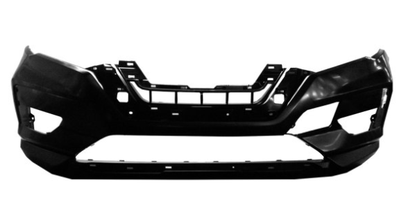 NISSAN ROGUE 2014-2020 — FRONT BUMPER PRIMED; TEXTURED LOWER; W/ TOW; ROGUE 17-20/HYBRID 17-19 CAPA