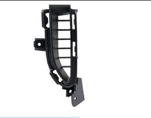 NISSAN ROGUE 2021-2025 — FRONT OUTER BUMPER GRILLE LH; BLACK; JAPAN BUILT; 2021-2023