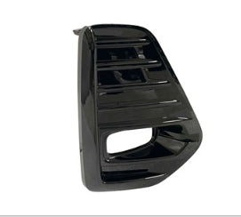 NISSAN KICKS 2018-2024 — FOG LIGHT BEZEL RH; PAINTED GLOSS BLACK; 2021-2024