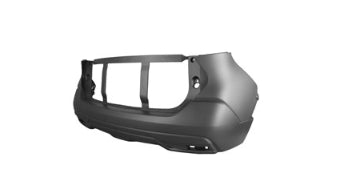 NISSAN KICKS 2018-2024 — REAR BUMPER PRIMED; TEXTURED UPPER LH/RH; W/O SENSORS; 2018-2019