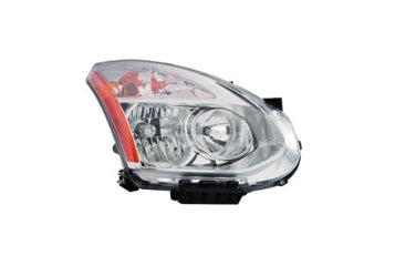 NISSAN ROGUE 2008-2013 — HALOGEN HEADLIGHT RH; ROGUE 2009-2010