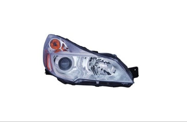 SUBARU OUTBACK 2010-2014 — HALOGEN HEADLIGHT RH; CHROME BEZEL; OUTBACK 2013-2014