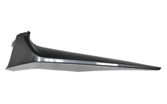 TOYOTA COROLLA 2020-2025 — FRONT BUMPER EXTENSION RH; DARK GRAY; FOR SE/XSE; SEDAN 2020-2022