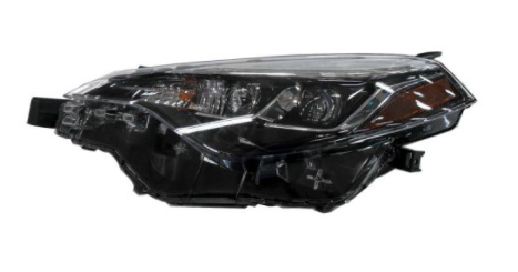 TOYOTA COROLLA 2014-2019 — HEAD LAMP LH; MULTI-LED ; WITH LED ACCENT; FOR SE/XSE/XLE SEDAN 2017-2019