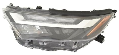 TOYOTA RAV4 2019-2025 — HEADLIGHT LH; W/O LED SIGNAL; FOR LE/XLE/WOODLAND; N-AMERICA BUILT HYBRID; 2023-2025 CAPA (811500R440)