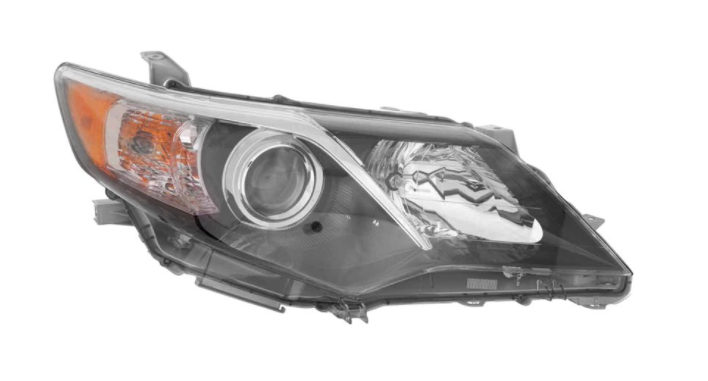 TOYOTA CAMRY 2012-2014 — HEAD LAMP RH; BLACK TRIM; SE MODEL; CAMRY 2012-2014