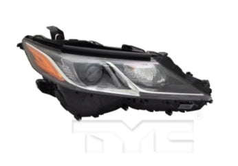 TOYOTA CAMRY 2018-2024 — BI-LED HEADLIGHT RH; N-AMERICA BUILT; FOR L & LE/HYB LE & SE/HYB SE; 2018