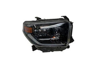 TOYOTA TUNDRA 2014-2021 — HEADLIGHT RH; W/ LED DRIVE LAMP; SMOKED LENS; 2019-2021 CAPA