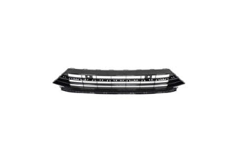 VOLKSWAGEN TIGUAN 2018-2024 — BUMPER GRILLE; PAINTED GLOSS BLACK; FOR R-LINE; 2018-2021