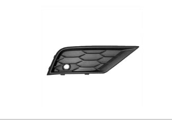 VOLKSWAGEN TIGUAN 2018-2024 — FRONT LOWER BUMPER GRILLE RH; TEXTURED; W/ SENSOR; 2018-2021 (W/O R-LINE)