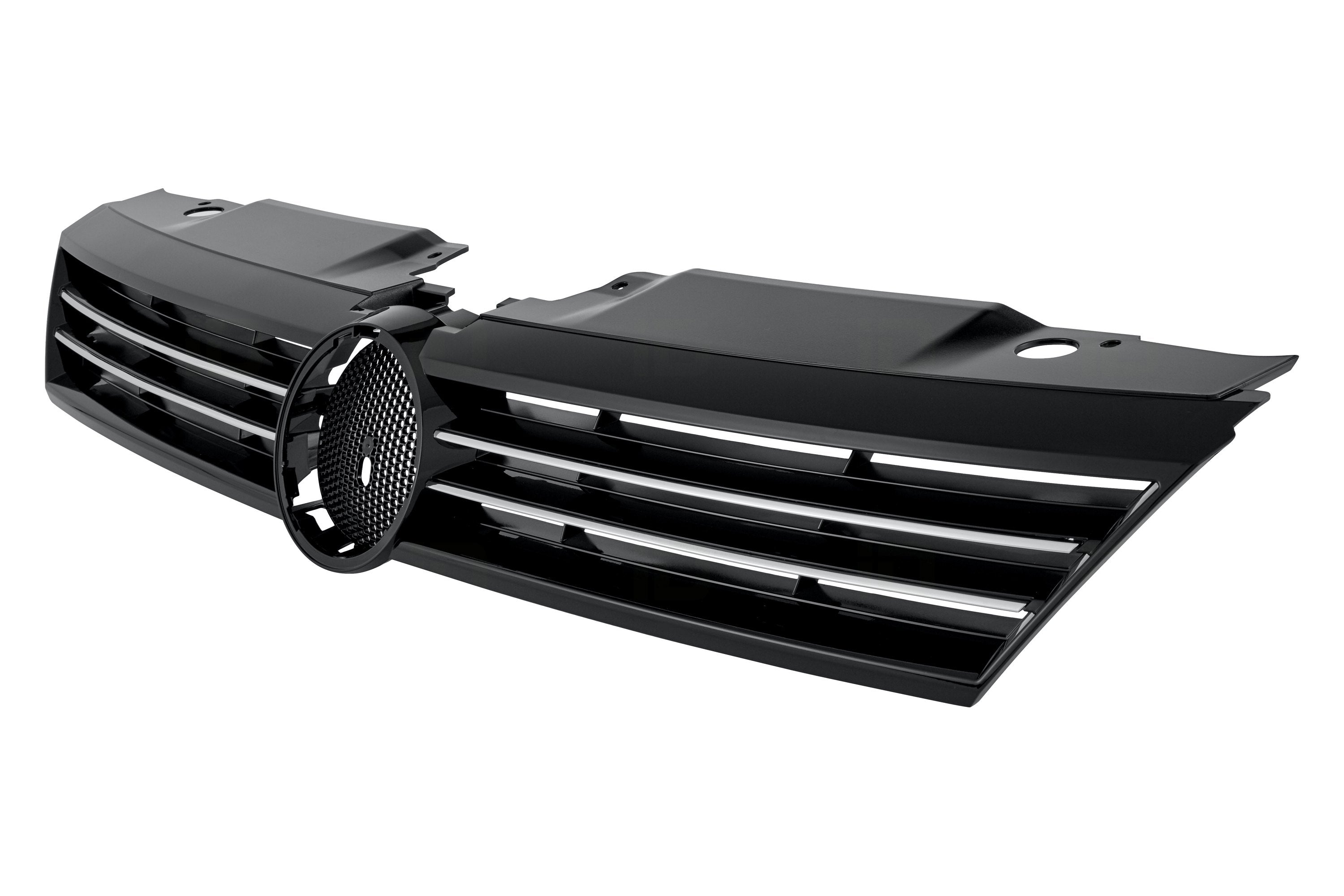 VOLKSWAGEN JETTA 2011-2018 — GRILLE; MAT-BLACK/CHROME MOULDING;JETTA 2011-2014 ( EXCEPT GLI / HYBRID )