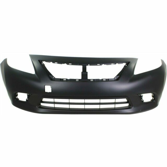 NISSAN VERSA SEDAN 2012-2014 — FRONT BUMPER PRIMED; VERSA SEDAN 2012-2014 ( ALL 2012 SEDAN AND 2013 S MODEL EXCEPT S PLUS SEDAN ) CAPA